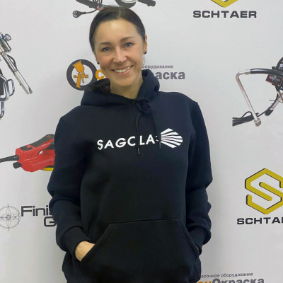 Sagola толстовка с принтом 100% хлопок, XXXL